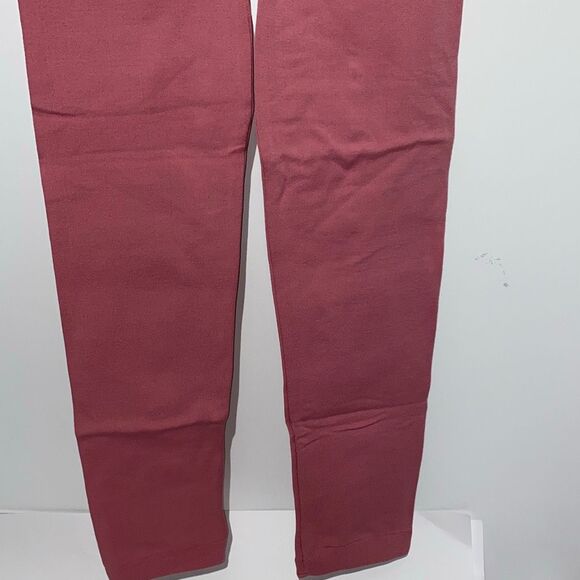Leggings Depot Women's Mauve High Waisted Ankle Pull On Leggings One Size NWT - Picture 7 of 8